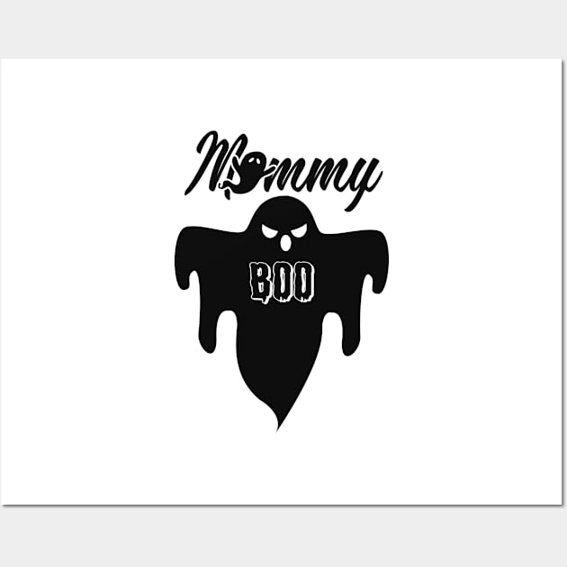 Mommy Boo - Mom Halloween gift Wall Art by KC Happy Shop